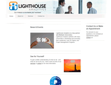 Tablet Screenshot of lighthouseanalytics.net